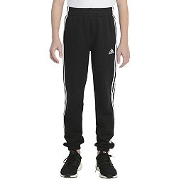 Adidas Boys' Essential 3-Stripe Fleece Joggers