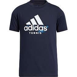 adidas Kids' Tennis Graphic Logo T-Shirt