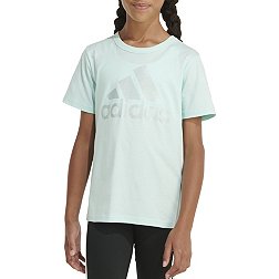 adidas Girls' Sparkle Short Sleeve T-Shirt