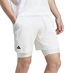 Adidas Men's AEROREADY Pro Two-in-One Seersucker Tennis Shorts