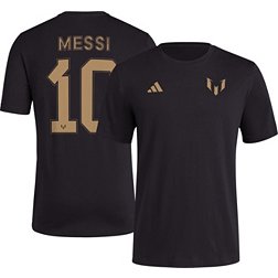 adidas Adult 2023 Ballon d'Or Lionel Messi #10 Black T-Shirt