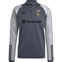 adidas Columbus Crew '23 Grey Training Quarter-Zip Pullover Shirt