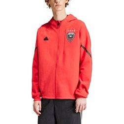 adidas Adult D.C. United 2024 Red Prematch Anthem Jacket