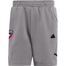 adidas Adult FC Dallas 2024 Travel Dark Grey Shorts