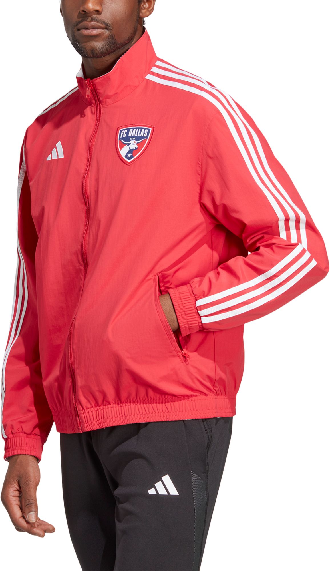 adidas FC Dallas '23 Red Reversible Jacket