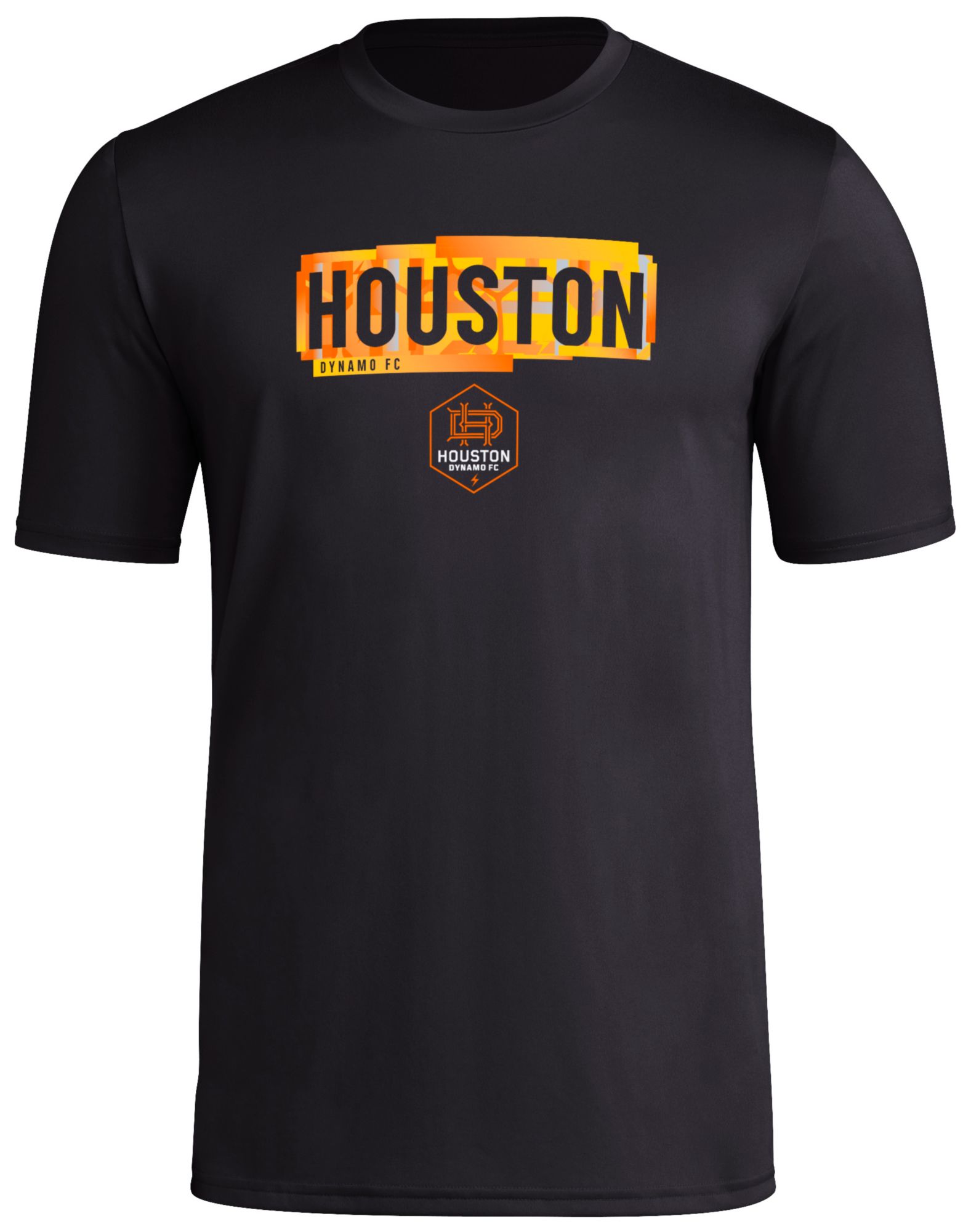 adidas Adult Houston Dynamo 2024 Local Black T-Shirt