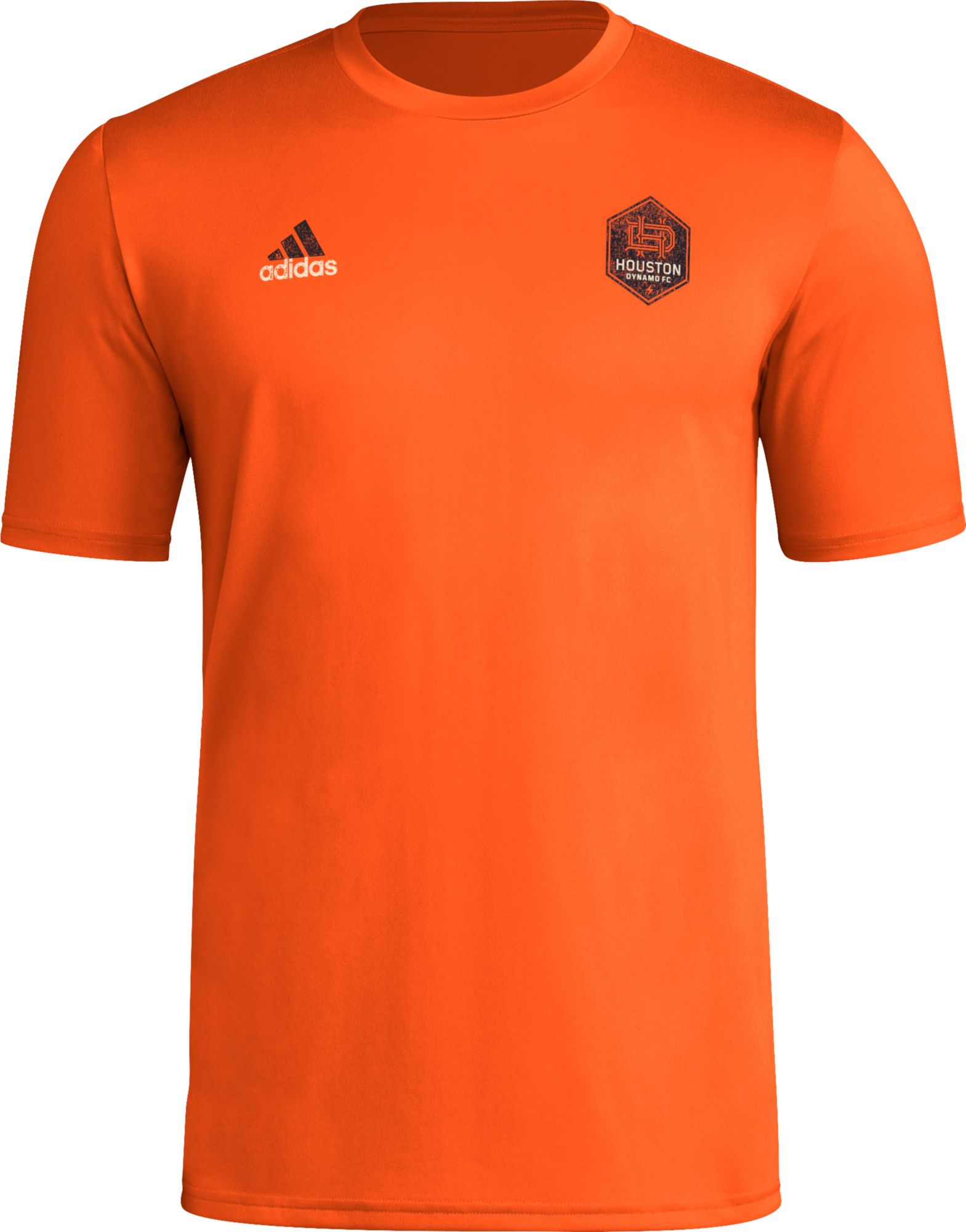 adidas Adult Houston Dynamo 2024 Local Stoic Orange T-Shirt