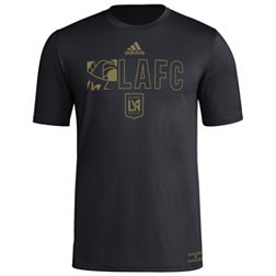adidas Adult Los Angeles FC 2024 Jersey Hook Black T-Shirt