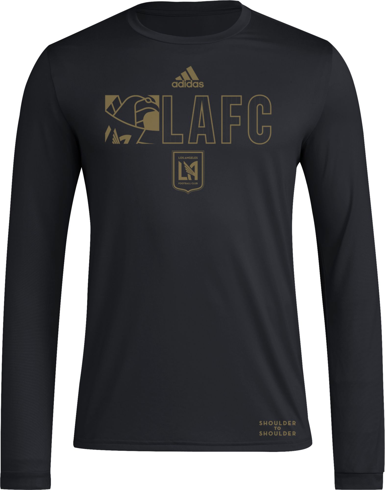adidas Adult Los Angeles FC 2024 Jersey Hook Black Long Sleeve Shirt