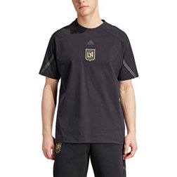 adidas Adult Los Angeles FC 2024 Travel Black T-Shirt