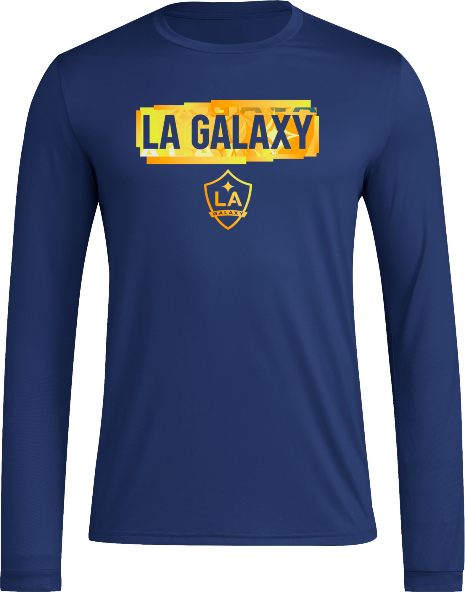 adidas Adult LA Galaxy 2024 Local Pop Navy Long Sleeve Shirt