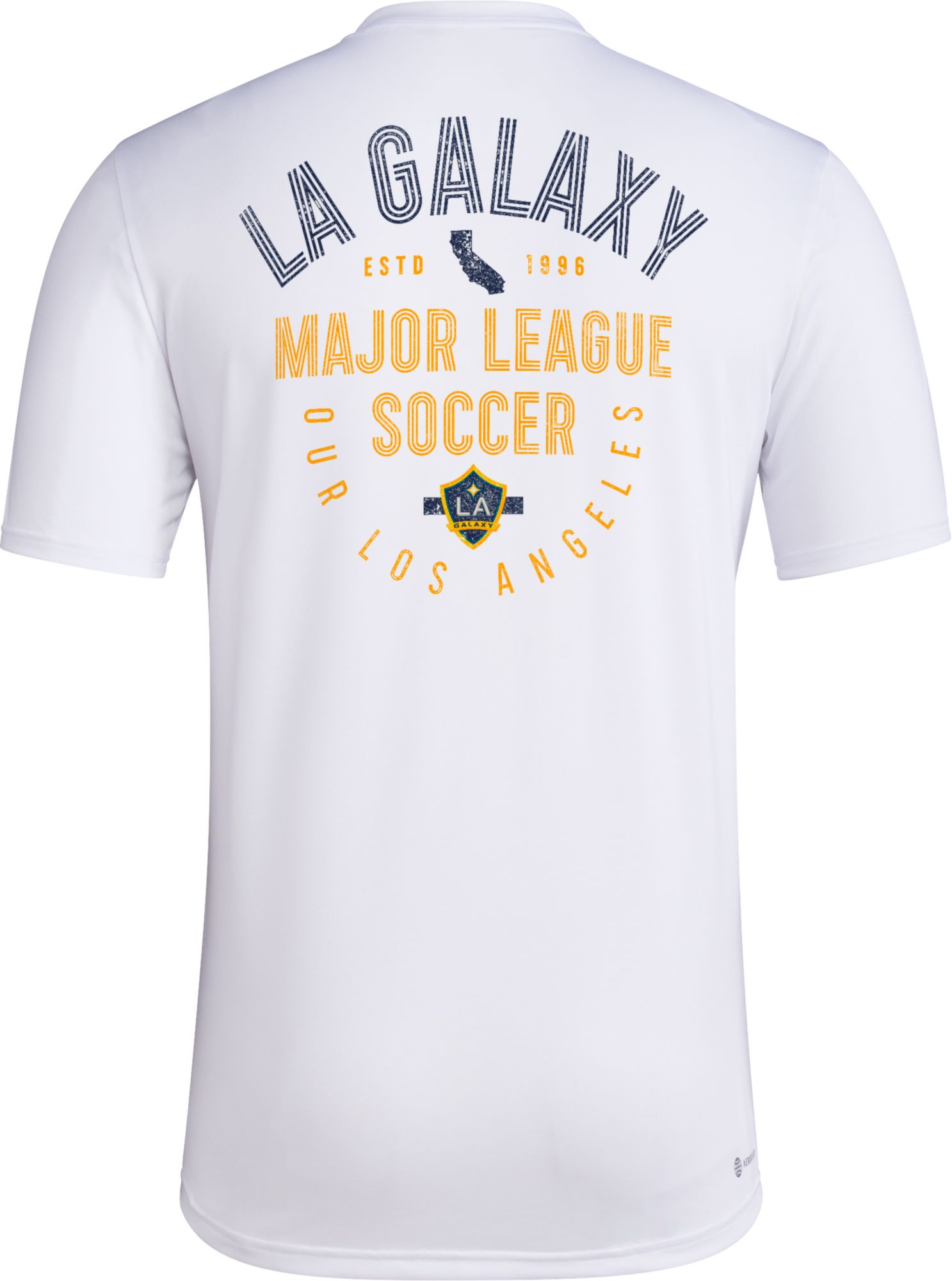 adidas Adult Los Angeles Galaxy 2024 Local Stoic White T-Shirt