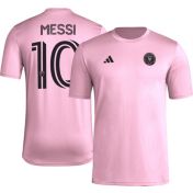 adidas Adult Inter Miami CF Lionel Messi #10 Pink T-Shirt