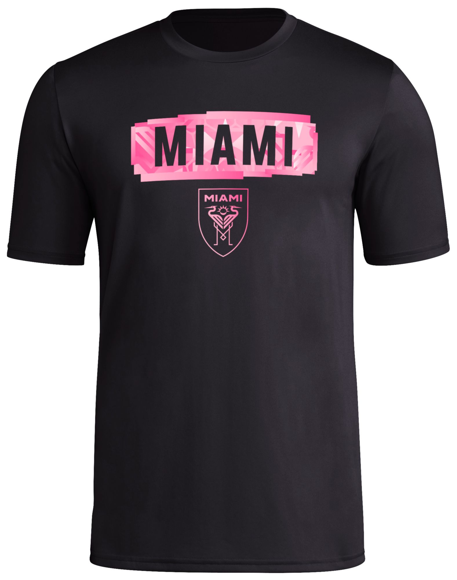 adidas Adult Inter Miami CF 2024 Local Black T-Shirt