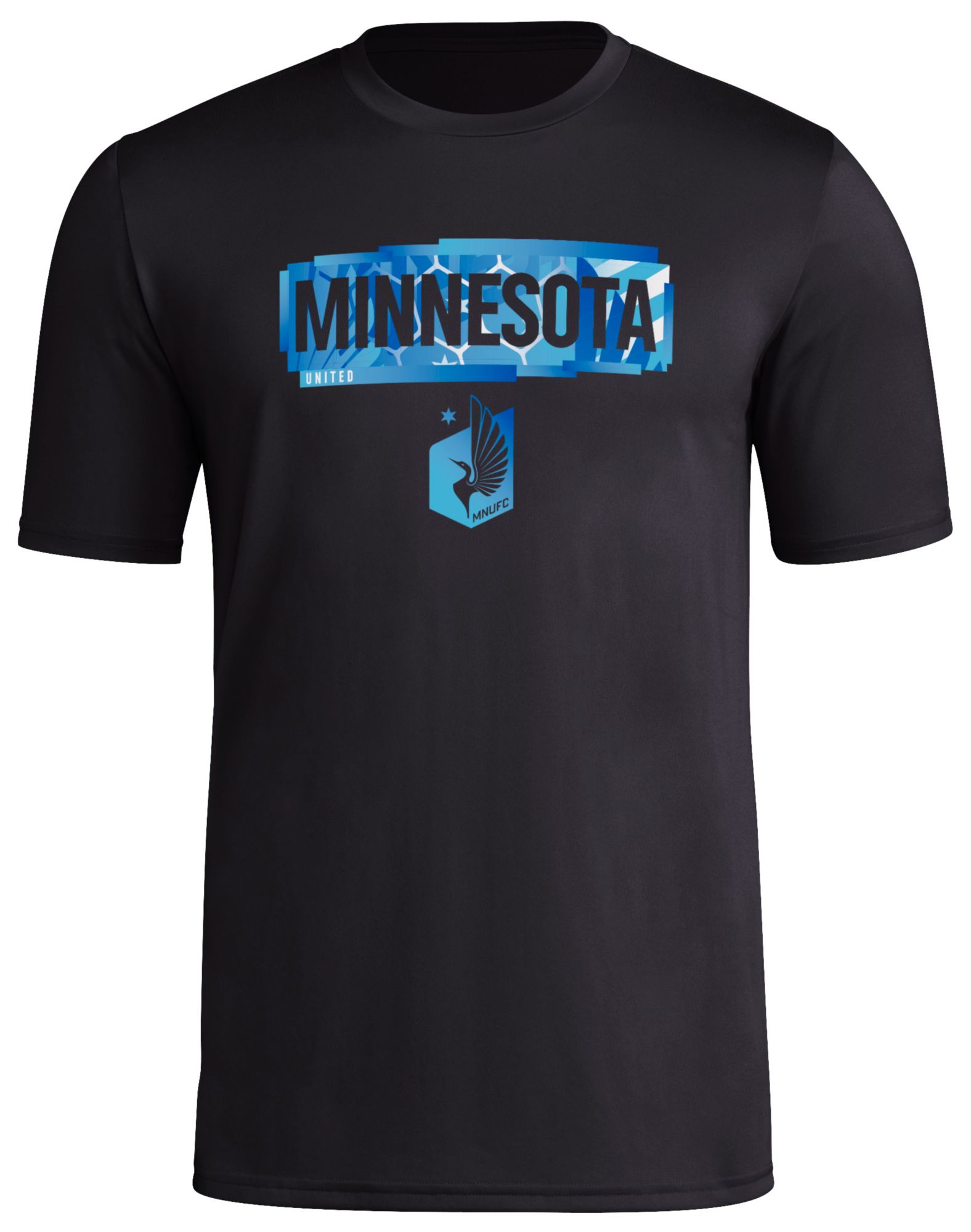 adidas Adult Minnesota United FC 2024 Local Black T-Shirt