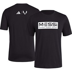 adidas Adult Miami Simply Messi Black T-Shirt