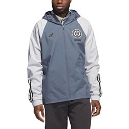 adidas Philadelphia Union 2023 Grey All-Weather Jacket