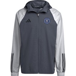 adidas New York City FC 2023 Grey All-Weather Jacket