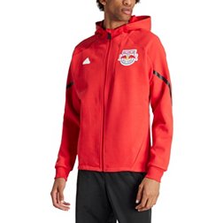 adidas Adult New York Red Bulls 2024 Red Prematch Anthem Jacket