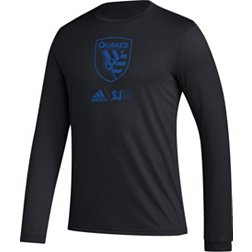 adidas San Jose Earthquakes Club Icon Black Long Sleeve Shirt