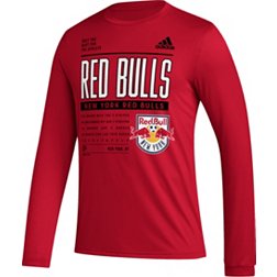 adidas New York Red Bulls DNA Red Long Sleeve Shirt