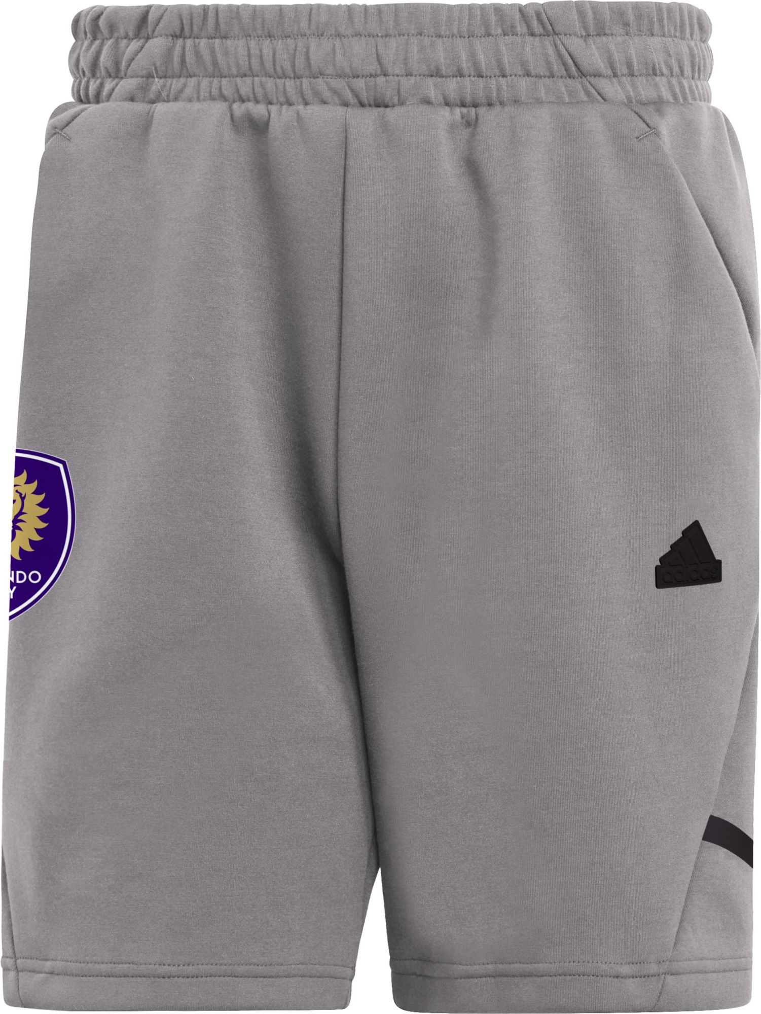 adidas Adult Orlando City 2024 Travel Dark Grey Shorts