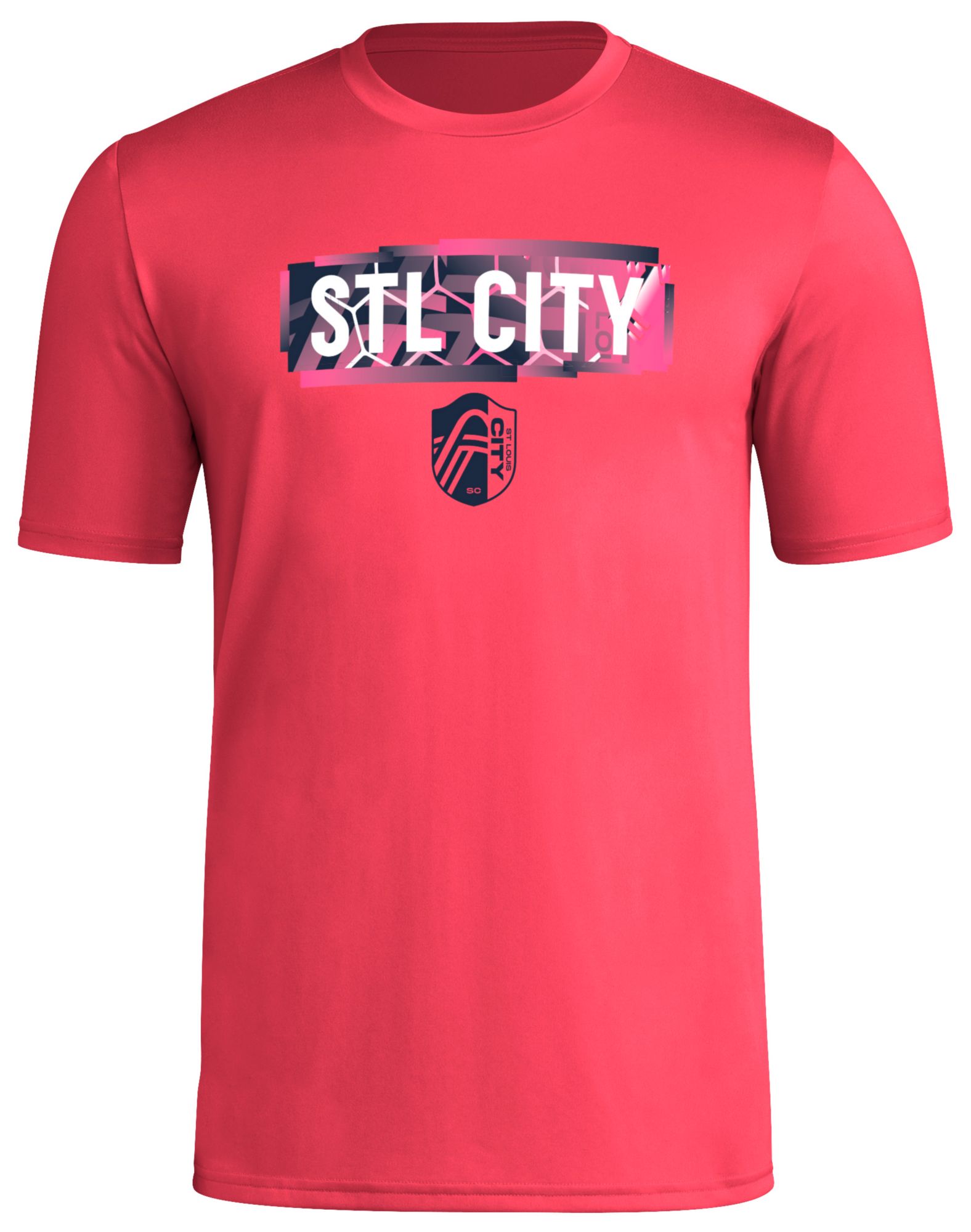 adidas Adult St. Louis City SC 2024 Local Pink T-Shirt
