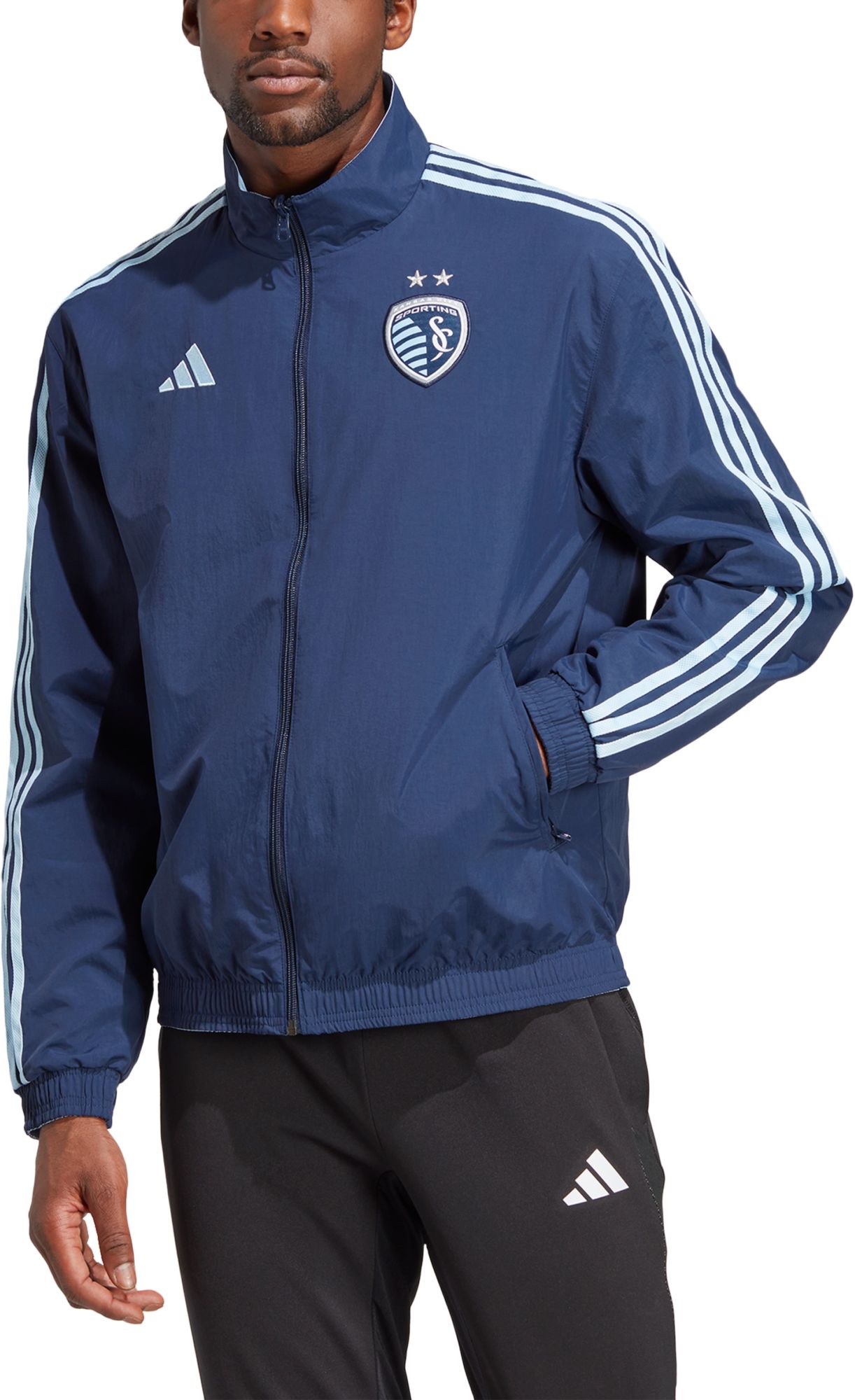 adidas Sporting Kansas City '23 Navy Reversible Jacket