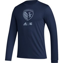 adidas Sporting Kansas City Icon Navy Long Sleeve Shirt