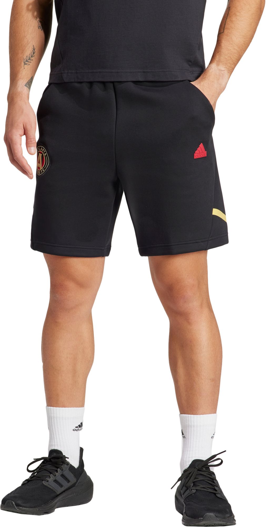 adidas Adult Atlanta United 2024 Travel Black Shorts