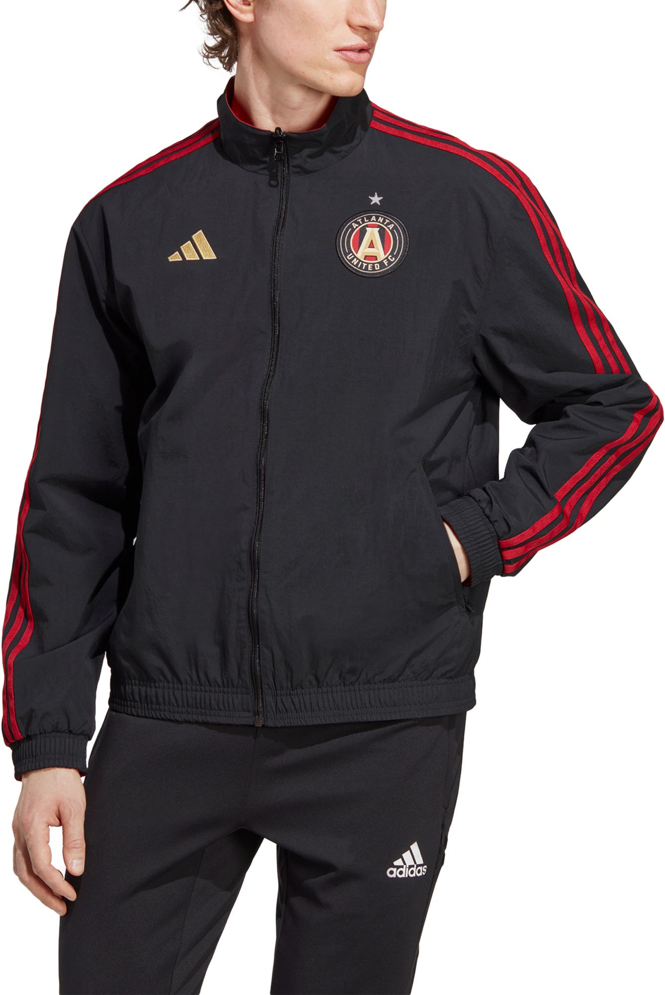 adidas Atlanta United '23 Black Reversible Jacket