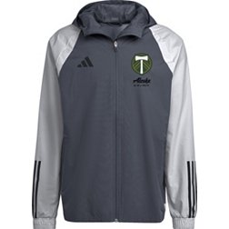 adidas Portland Timbers 2023 Grey All-Weather Jacket