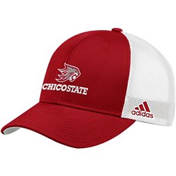 adidas Men's Chico State Wildcats Cardinal Structured Adjustable Trucker Hat