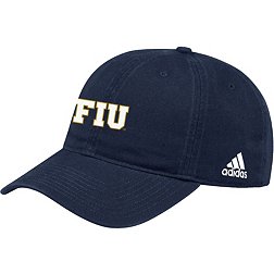 adidas Men's FIU Golden Panthers Blue Slouch Adjustable Hat