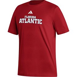 adidas Men's Florida Atlantic Owls Red Fresh T-Shirt