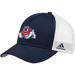 adidas Men's Fresno State Bulldogs Blue Structured Adjustable Trucker Hat