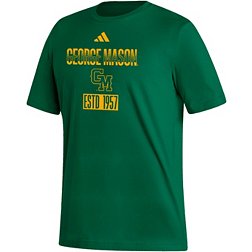 adidas Men's George Mason Patriots Green Amplifier T-Shirt