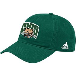 adidas Men's Ohio Bobcats Green Slouch Adjustable Hat
