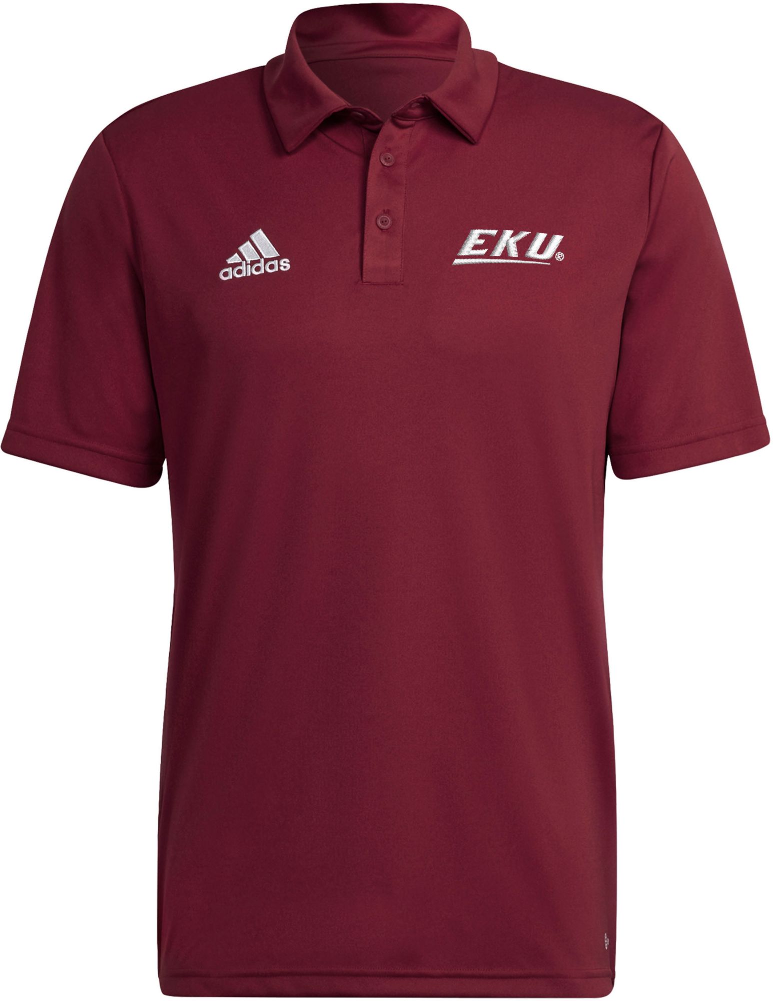 adidas Men's Eastern Kentucky Colonels Maroon Entrada Polo