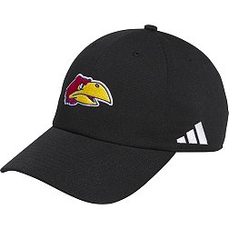adidas Men's Kansas Jayhawks Black Slouch Adjustable Hat