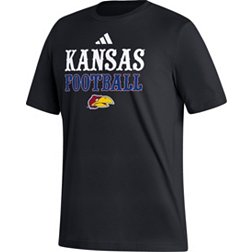 adidas Men's Kansas Jayhawks Black Strategy T-Shirt