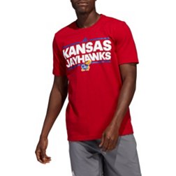 adidas Men's Kansas Jayhawks Crimson Fresh T-Shirt