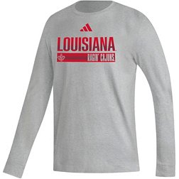 adidas Men's Louisiana-Lafayette Ragin' Cajuns Grey Fresh Long Sleeve T-Shirt