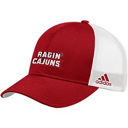 adidas Men's Louisiana-Lafayette Ragin' Cajuns Red Structured Adjustable Trucker Hat