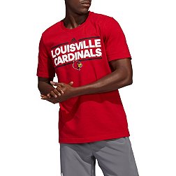 Adidas Louisville Cardinals Red Legend Shooter Long Sleeve Hoodie, Red, 100% POLYESTER, Size S, Rally House