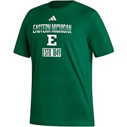 adidas Men's Eastern Michigan Eagles Green Amplifier T-Shirt