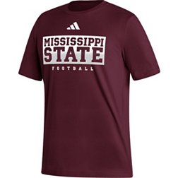 adidas Men's Mississippi State Bulldogs Maroon Football T-Shirt