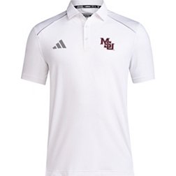 adidas Men's Mississippi State Bulldogs White 90s Pack Polo