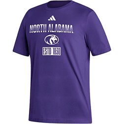 adidas Men's North Alabama  Lions Purple Amplifier T-Shirt