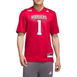 adidas Men's Indiana Hoosiers Crimson Premier Replica Football Jersey